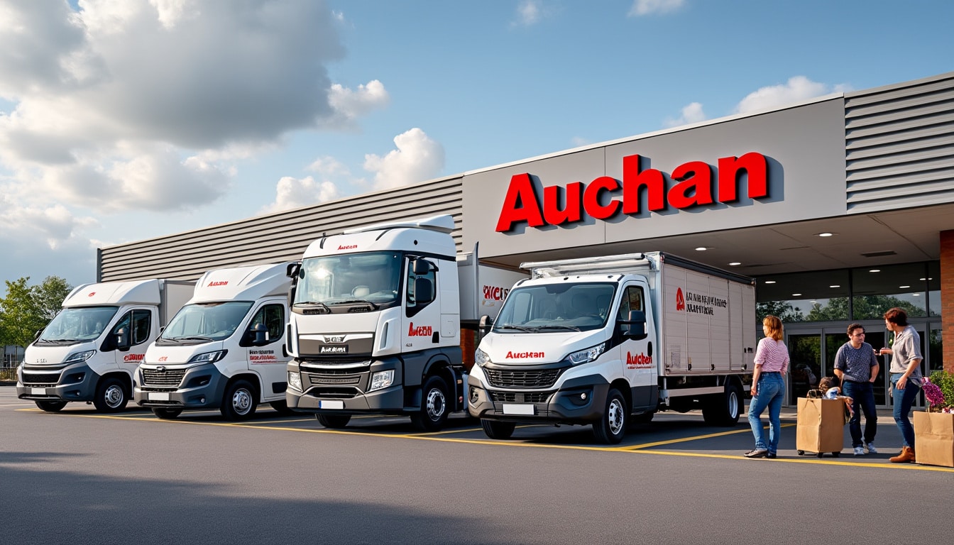 Illustration: Découvrir les types de véhicules utilitaires proposés par Auchan