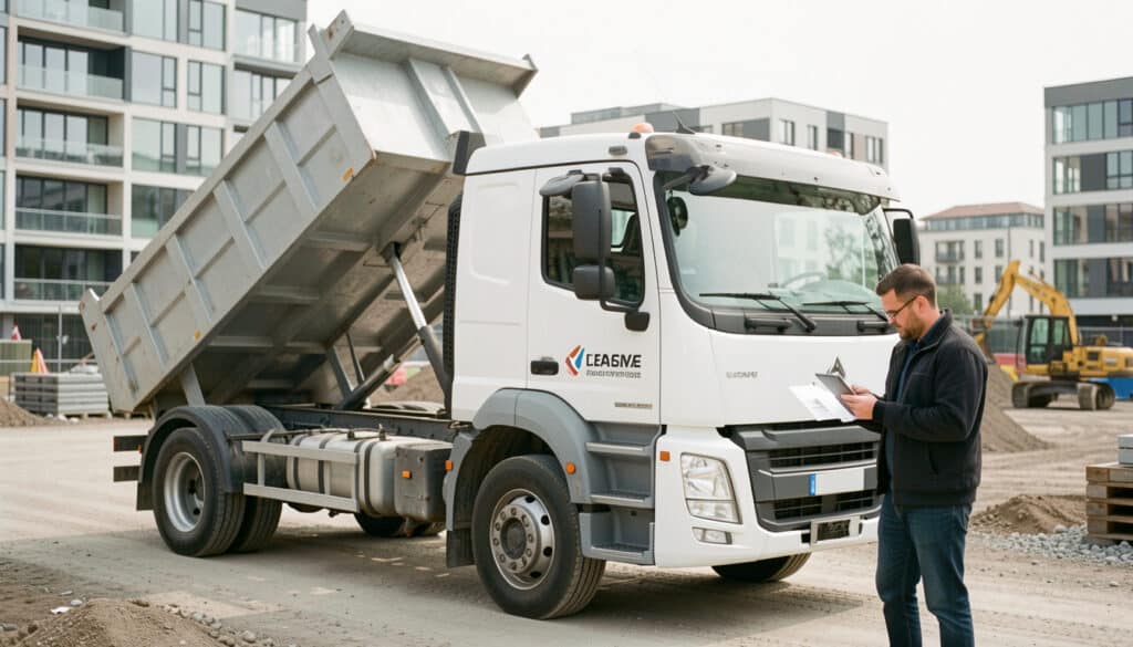 Leasing d’un camion benne : LOA, LLD, prix et conseils