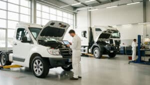Entretien des véhicules de transport professionnels