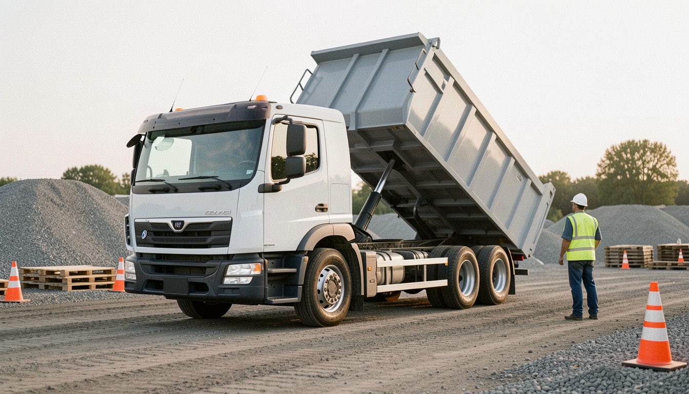 Camion à benne : bien le choisir pour son chantier
